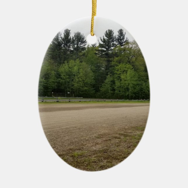 Enkel Ställen Julgransprydnad Keramik (Framsidan)