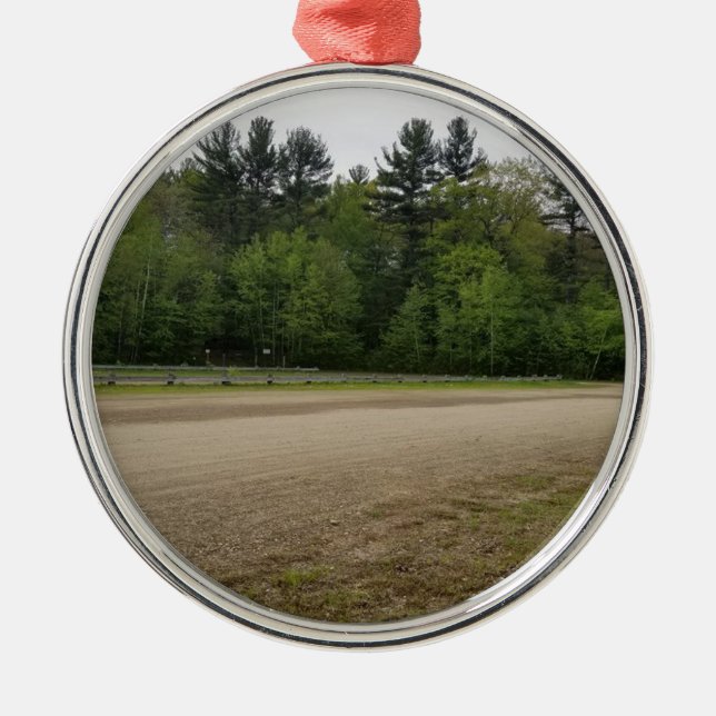 Enkel Ställen Julgransprydnad Metall (Framsidan)