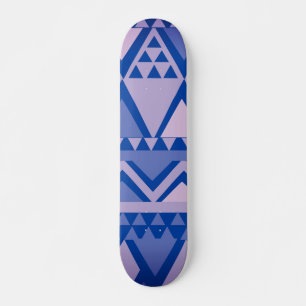 Enkel stamkonst Mönster Violet Mini Skateboard Bräda 18,5 Cm