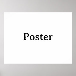Enkel standard halvblank varumärkesfrämjande 24"x1 poster