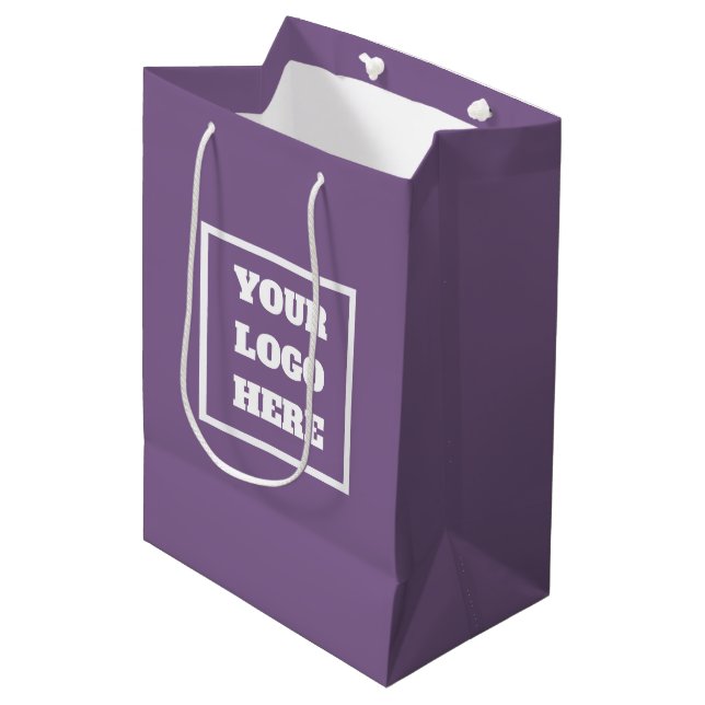 ENKEL STILREN ANPASSAD LOGO MODERN LJUS LILA (Framsidan Vinklad)