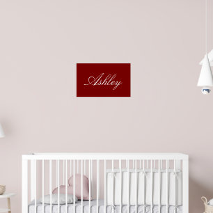 ENKEL STILREN MODERN ELEGANT FAMILJ BARN NAMN  POSTER
