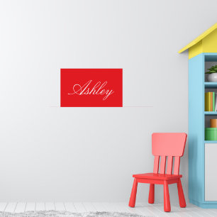 ENKEL STILREN MODERN ELEGANT FAMILJ BARN NAMN POSTER