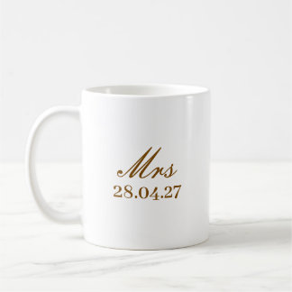 ENKEL STILREN MODERN PÅSATT MRS MORS DAG  KAFFEMUGG