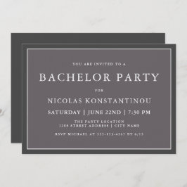 Enkel Stilren Mörkgrå Sängledning Bakgrund Inbjudningar