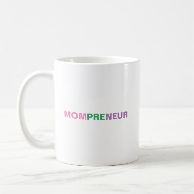 Enkel stolt Mompreneur Kaffemugg (Vänster)