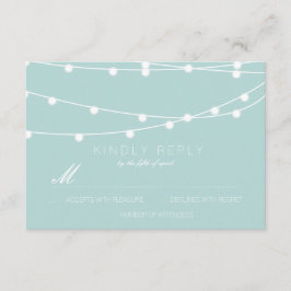 Enkel sträng för Ljus Bröllop OSA | BRÖLLOP Kort