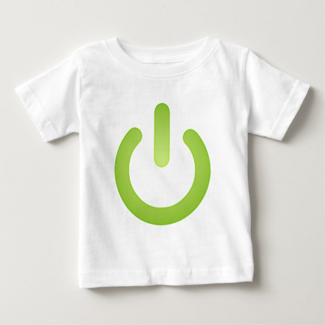 Enkel strömknapp tee (Framsida)