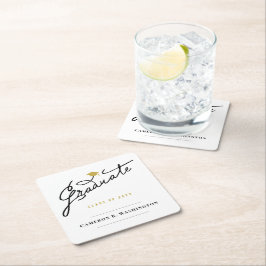 Enkel Studentfest för student-skriptgrad Sockel Underlägg Papper Kvadrat