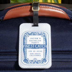 Enkel Svärmningsfest Fiske Killar Helgtur Bagagebricka