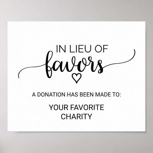 Enkel svart kalligrafi i stället för favoritsignat poster (Framsidan)