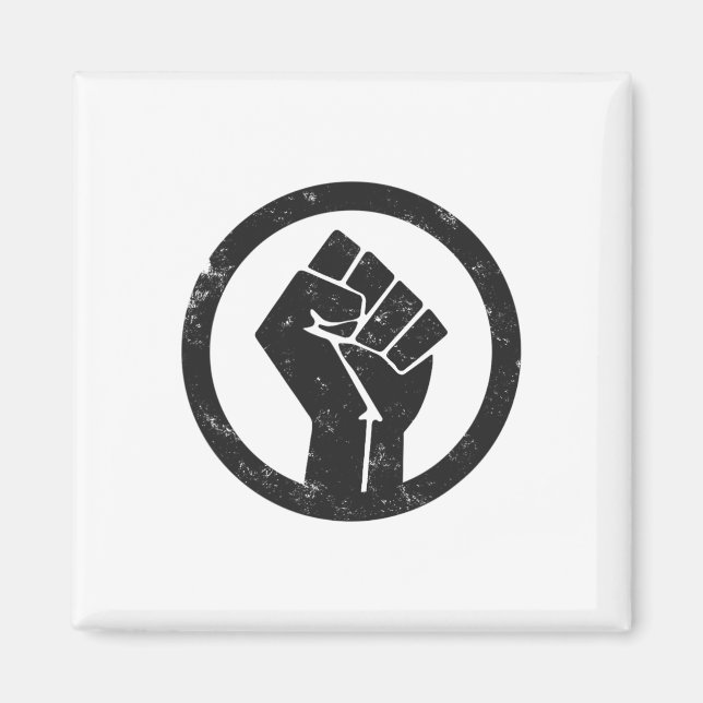 Enkel, svart, materialistisk proteseffekt, snabb b magnet (Framsidan)