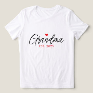 Enkel svart och röd typografi, ny morma t shirt