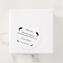 Enkel svart och vit anpassad Studenten