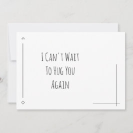 Enkel svart och vit. Jag kan inte vänta på att hug