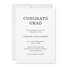 Enkel svart och vit klassisk Studenten