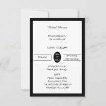 Enkel svart och vit Möhippa