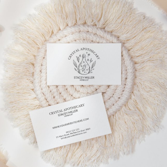 Enkel svart och vit nyårsålder visitkort (Skapare uppladdad)