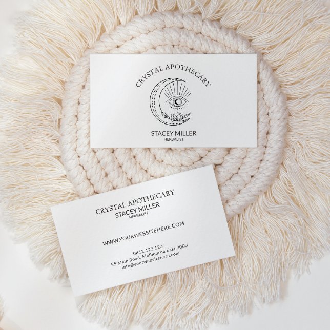 Enkel svart och vit nyårsålder visitkort (Skapare uppladdad)