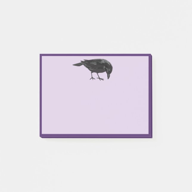 Enkel svart radekoranteckning post-it block (Framsida)