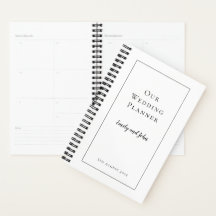 Enkel svart typografi och gräns Bröllop