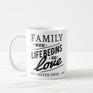 Enkel, svart, vit, svart, Kärlek-svartvitt Kaffemugg