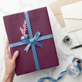 Enkel Svartvinbärs Lila Färg Nyans Ton Presentpapper