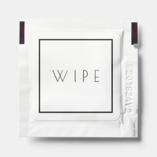 Enkel svartvit monogram, modern, minimalistisk sva