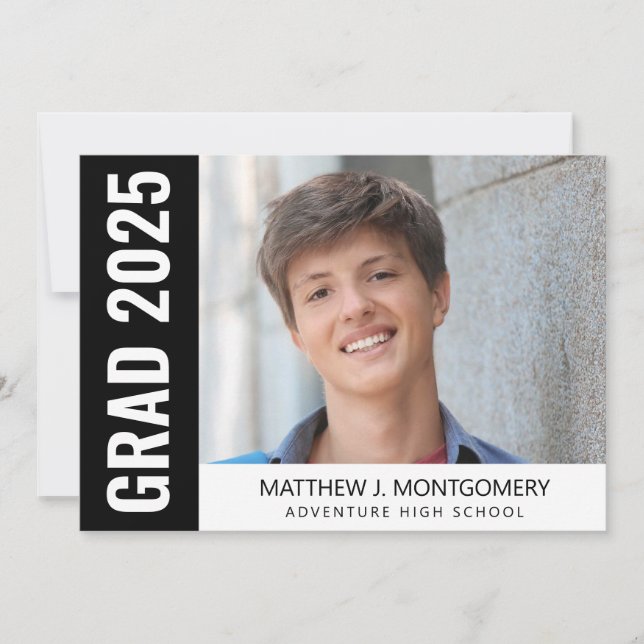 Enkel svartvit typografi - foto Studenten Meddelande (Framsida)