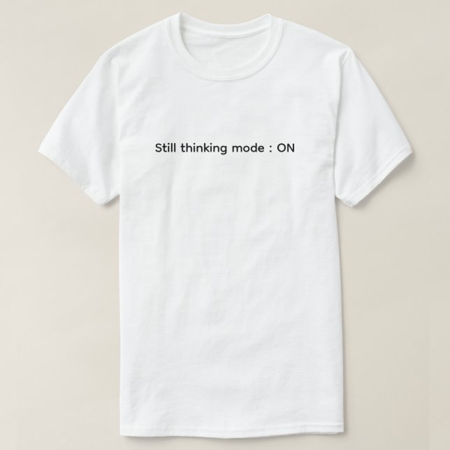 Enkel t-shirt design beskriv din hjärna (Design framsida)