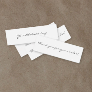 Enkel Tack för din beställningsminiatyr