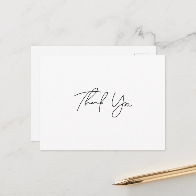 Enkel Tacksamhets vykort (Fram/Back In Situ)