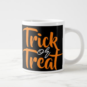 Enkel talesman för Bus eller godis Halloween-famil Jumbo Mugg