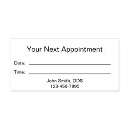 Enkel tandläkartjänst nästa Möte Självfärgande Stämpel