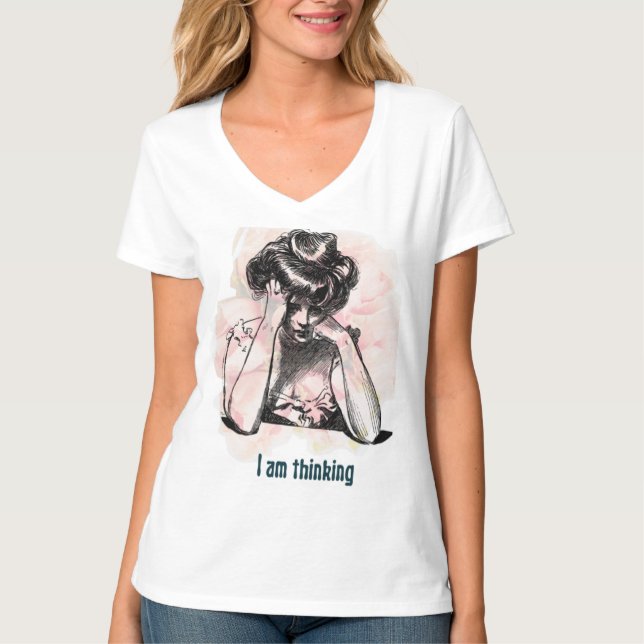 Enkel tänka t shirt (Framsida)