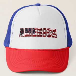 Enkel text Amerika Keps