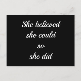 Enkel text för inspirationsoffert vykort