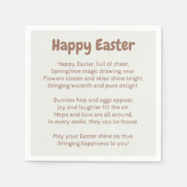 Enkel textskiss pappersservett