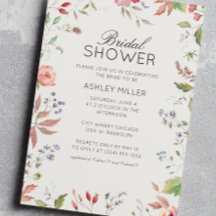 Enkel, tidslös Wildblomma Bröllop Möhippa