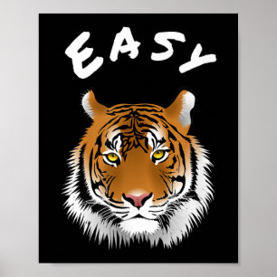 Enkel tiger TMS-Lugn Ner Enkel tiger Poster