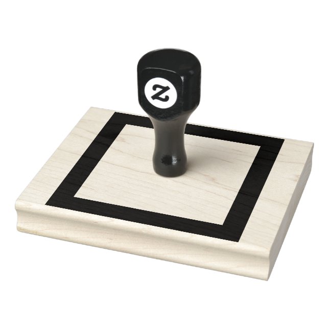 Enkel tom fyrkant, jämnt tjockare Gräns Stämpel (Stämpel)