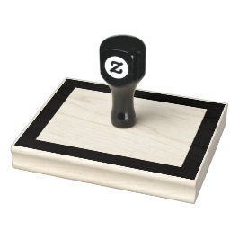 Enkel tom rektangel, jämn tjocklek Gräns Stämpel