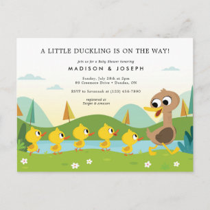 Enkel toppen 5 Little Ankor Baby Shower Vykort