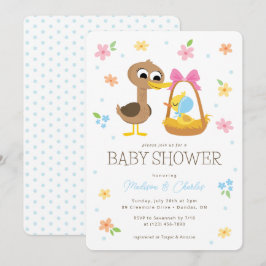 Enkel toppen | 5 Little Ankor Boy Baby Shower Inbjudningar