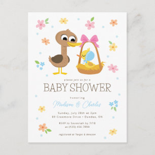 Enkel toppen 5 Little Ankor Boy Baby Shower Vykort