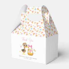 Enkel toppen | 5 Little Ankor Girl Baby Shower Presentaskar