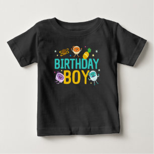 Enkel toppen Bumble Nummer Space Birthday Boy T Shirt