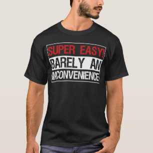 Enkel toppen - ett besvär t shirt