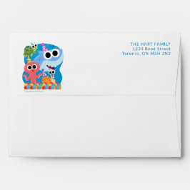 Enkel toppen | Finny the Shark Confetti Birthday