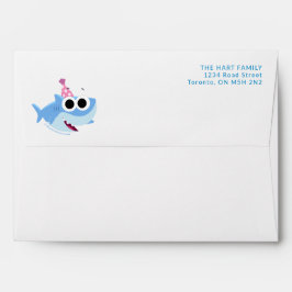 Enkel toppen | Finny the Shark Confetti Birthday
